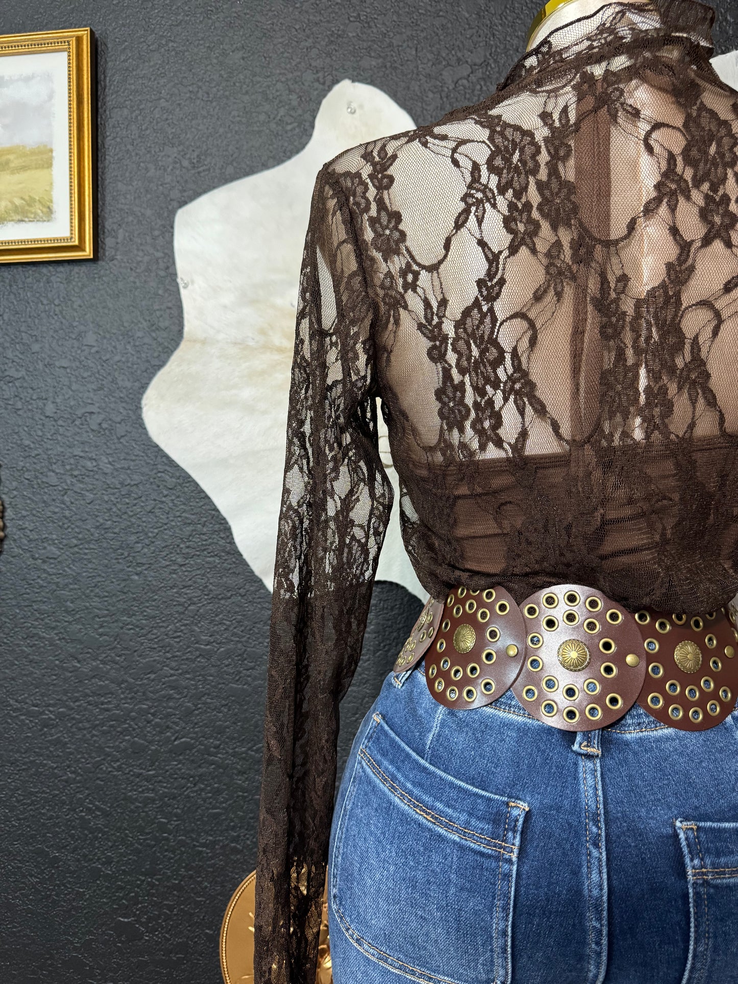 Lainey Mesh top