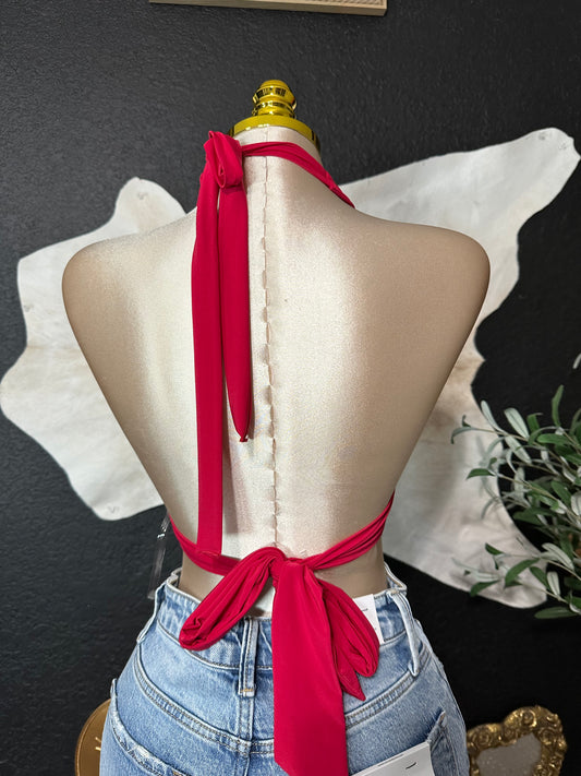 Jade Halter Open Back