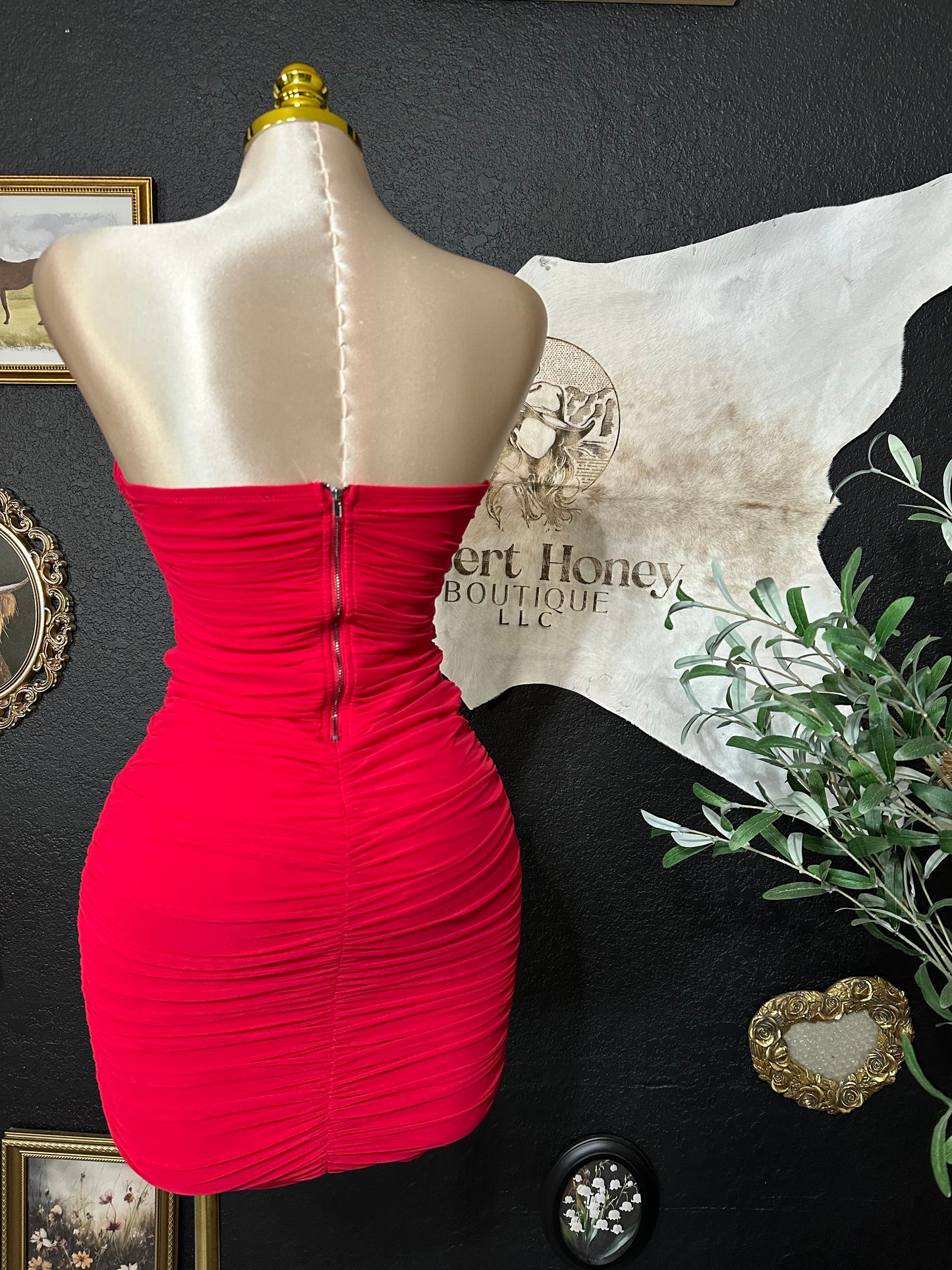 Stephany Mesh Corset Dress