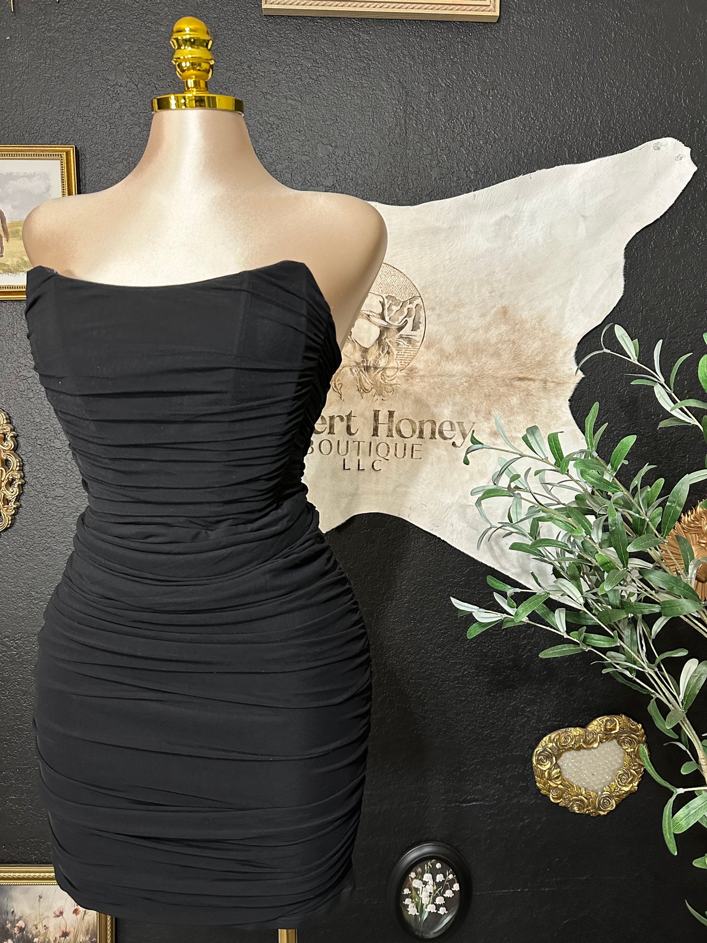 Stephany Mesh Corset Dress
