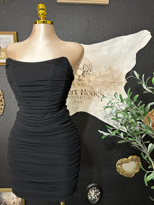 Stephany Mesh Corset Dress