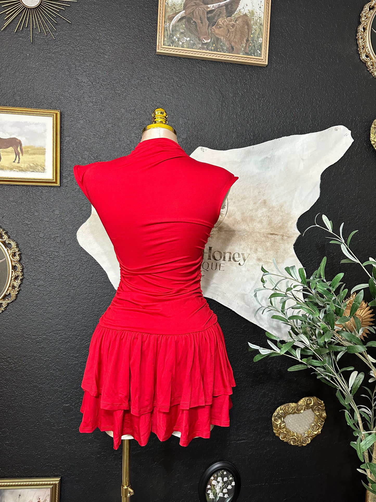 Julia Mock neck Dress