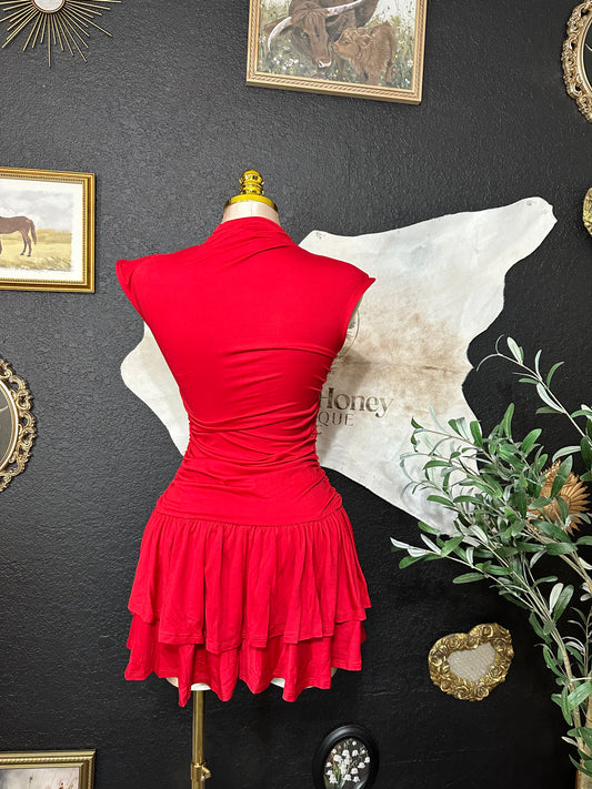 Julia Mock neck Dress