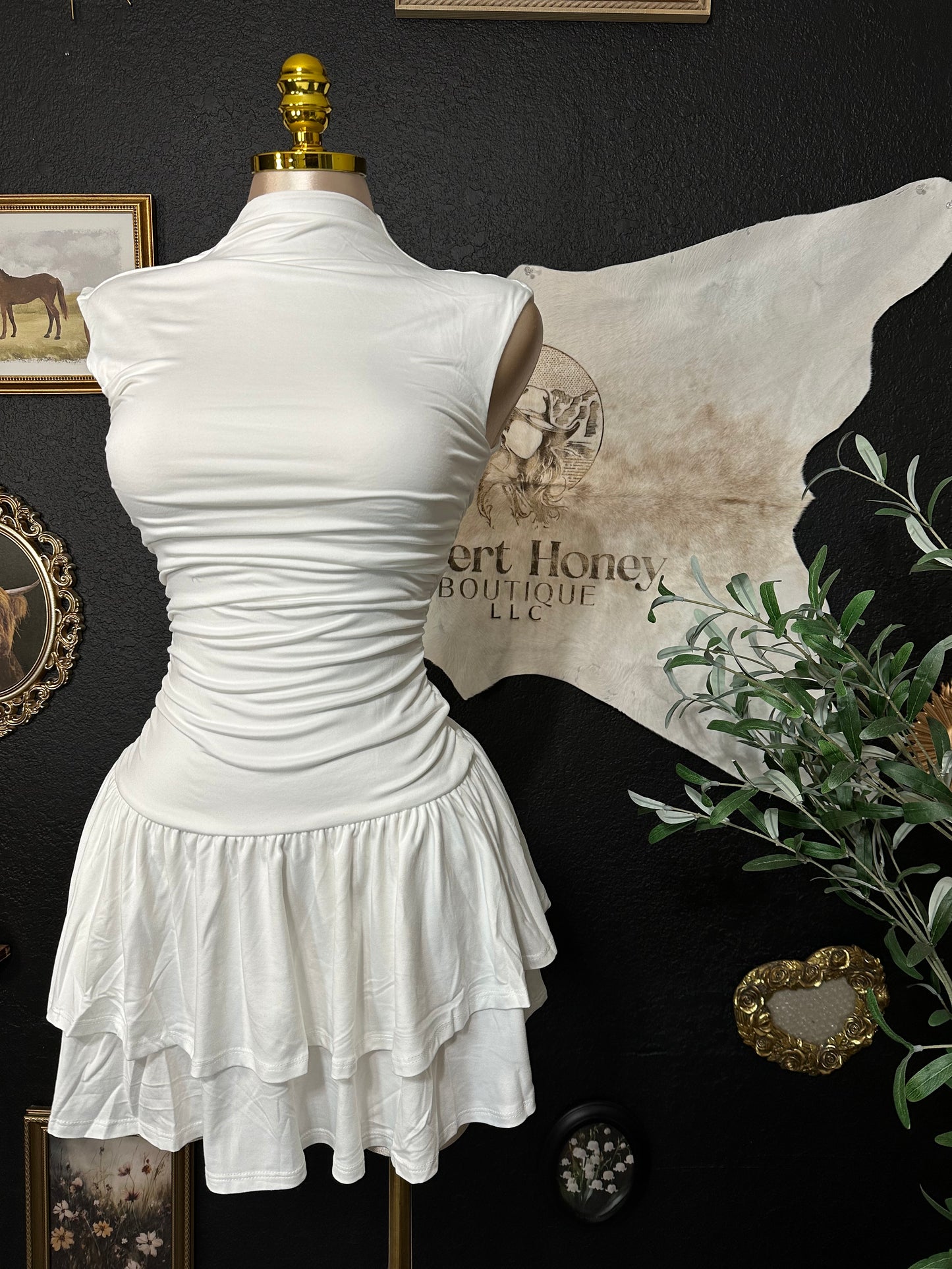 Julia Mock neck Dress