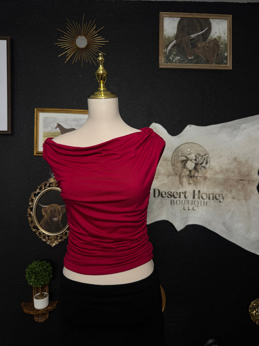 Ruby off the shoulder top