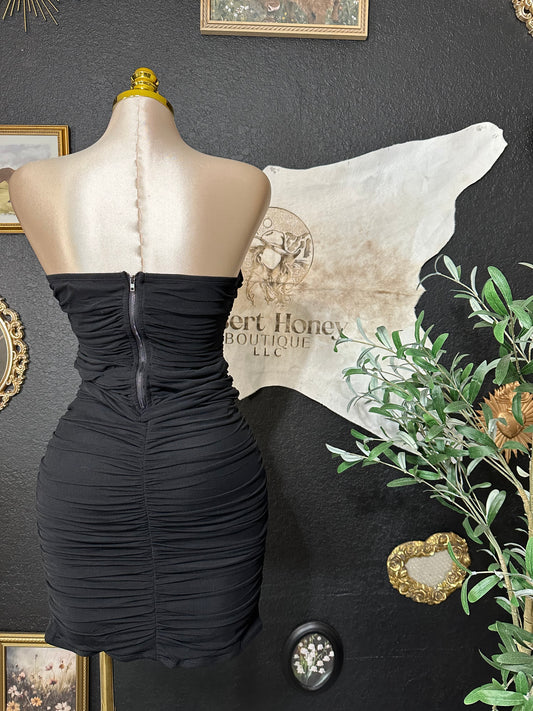Stephany Mesh Corset Dress