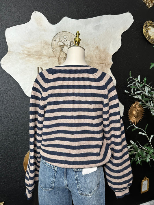 Elsie striped cardigan