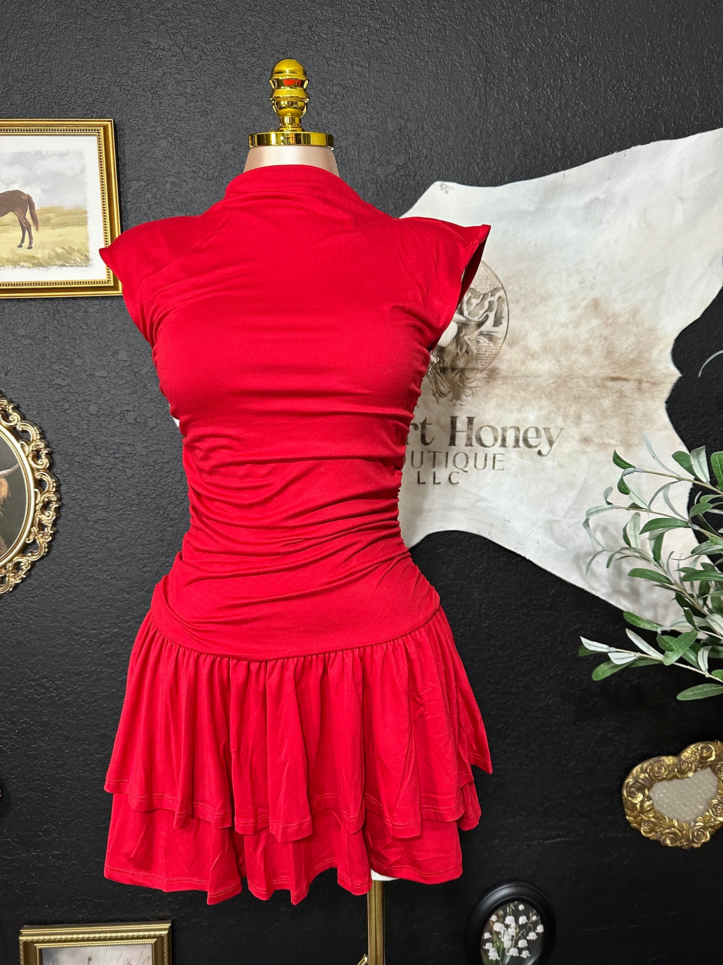 Julia Mock neck Dress