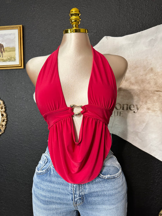 Jade Halter Open Back