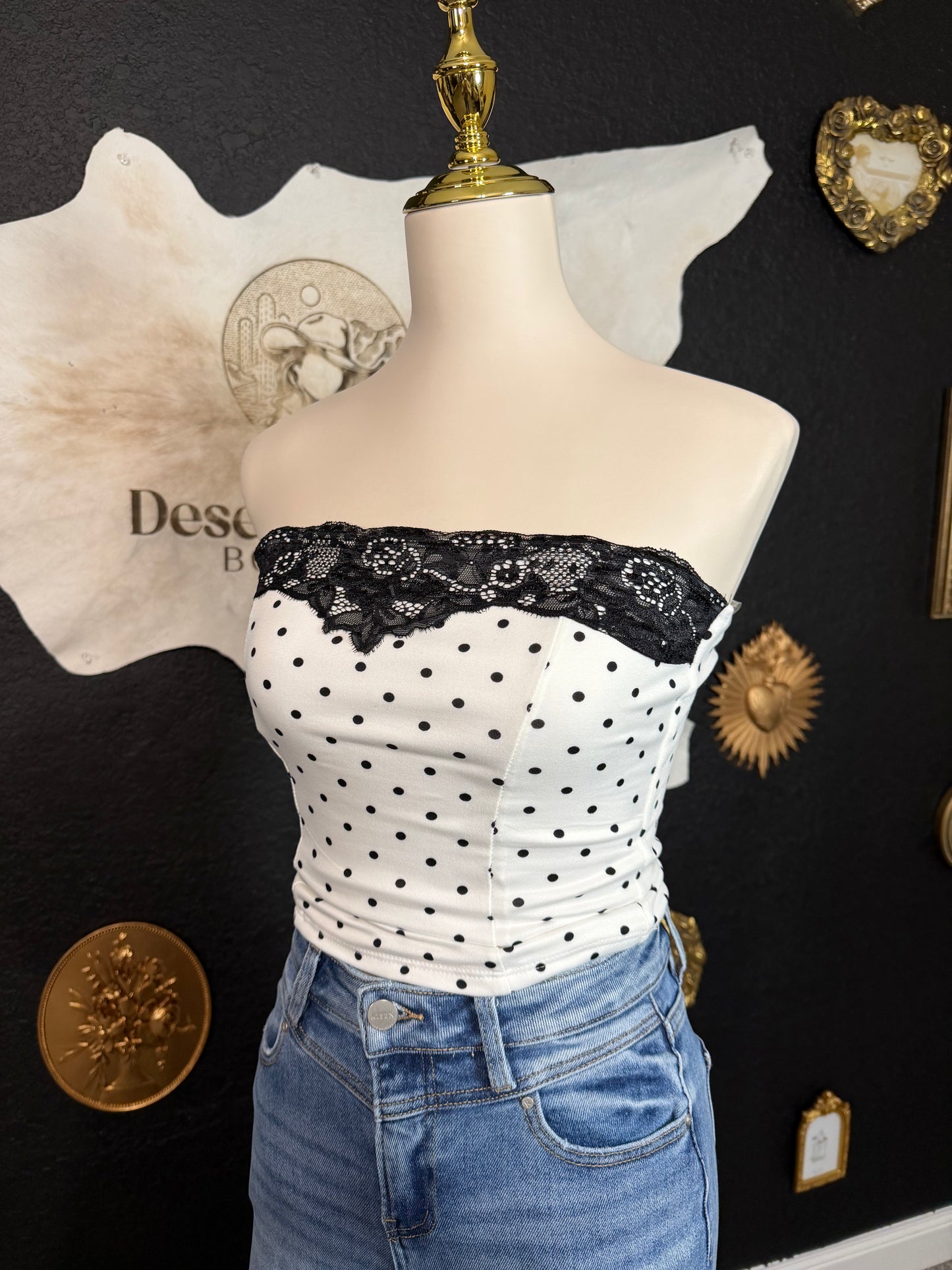 Julie Polka Dot Top